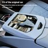 For BMW Series5 G60 I5 2025-2025 Car Paint Surface Centre Console Gearshift Panel Cover Protection Stickers Interior Accessories
