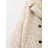 Western Style Winter New Women Thick Warm Artificial Fur Effect Suit Collar Coat Outerwear 3046268