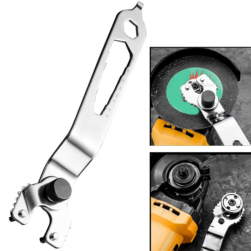 12-in-1 Multi-function Wrench Adjustable Spanner Wrench For Angle Grinder Steel Manual Tool Lock Nut Wrench Pressure Plate