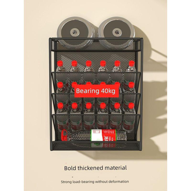 Wall-Mounted Multifunctional File Holder Wall Iron Multi-Layer Folder Storage Box Office Tableware Storage Handy Gadget