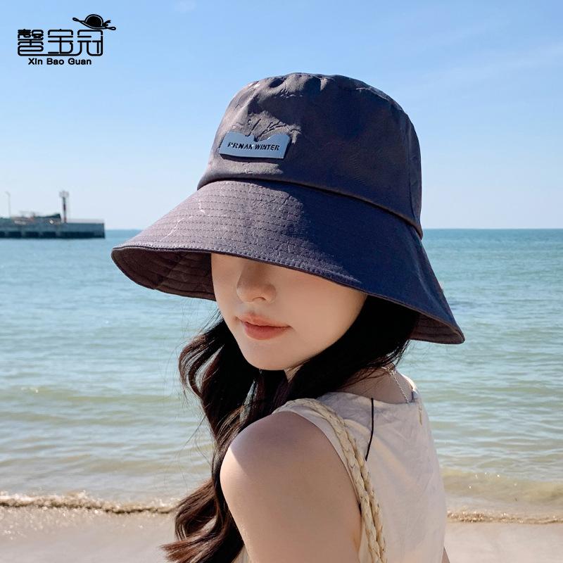 Spring and Summer Big Brim Sun Hat Children Outdoor Leisure Cycling Sun Hat Versatile Fashion Bucket Hat