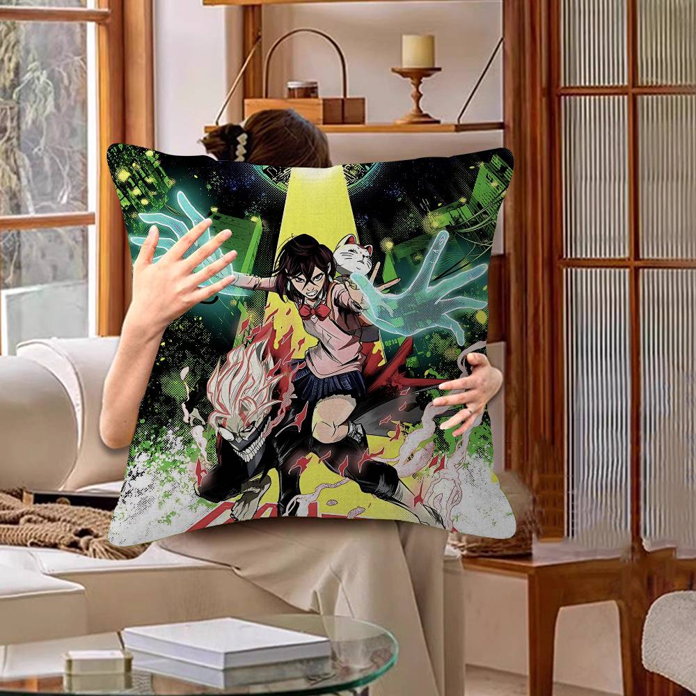 Japanese Anime D-Dandadanes Maple Design Cushion Cover Happy Autumn Harvest decor Holiday Decorati Pillow Cover