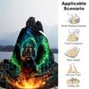 1pc The Winged Tiger's Mystical Journey Blanket  Soft Throw for Room Decor, Perfect Gift, Living Room, Travel, Camping, Car Blankets, Beach
