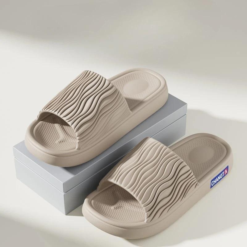 Fashion House Men's Shoe Soft Shiatsu Walk Around Home Indoor Slides Bathroom Sabot Mascullino Adult Pvc Fun 2025 Fashion Male Slipper