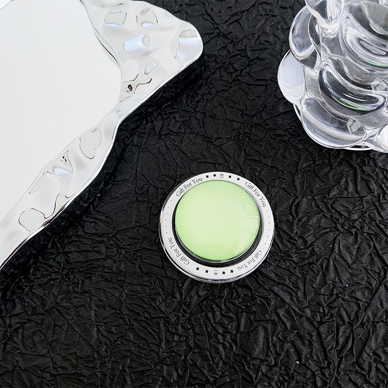 

Simple Glass Round Magnetic Mobile Phone Airbag Bracket Retractable Lazy Watching Drama Desktop Bracket Niche