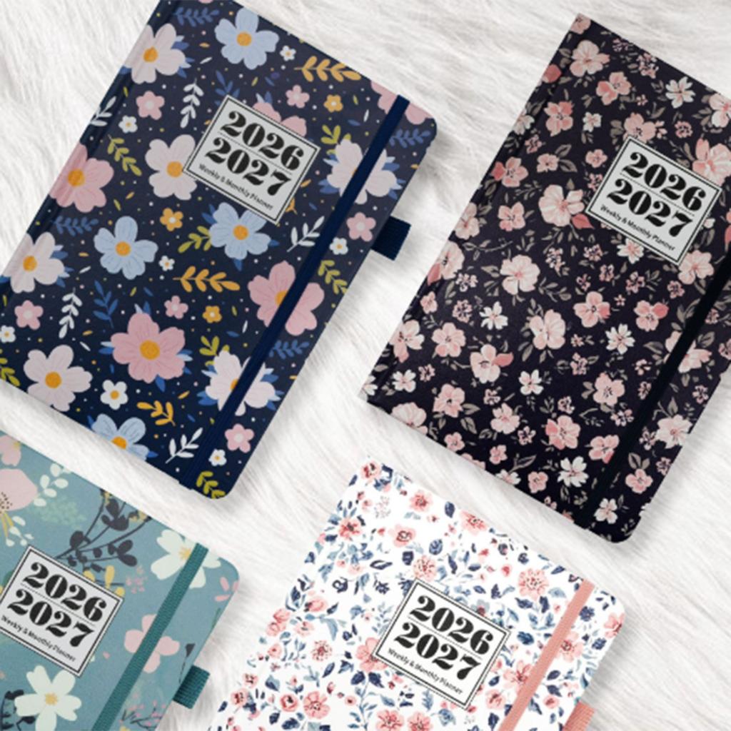 2026-2027 English Schedule Planner, A5 Size, 72 Pages / 144 Pages, Daily Planner/calendar/notebook
