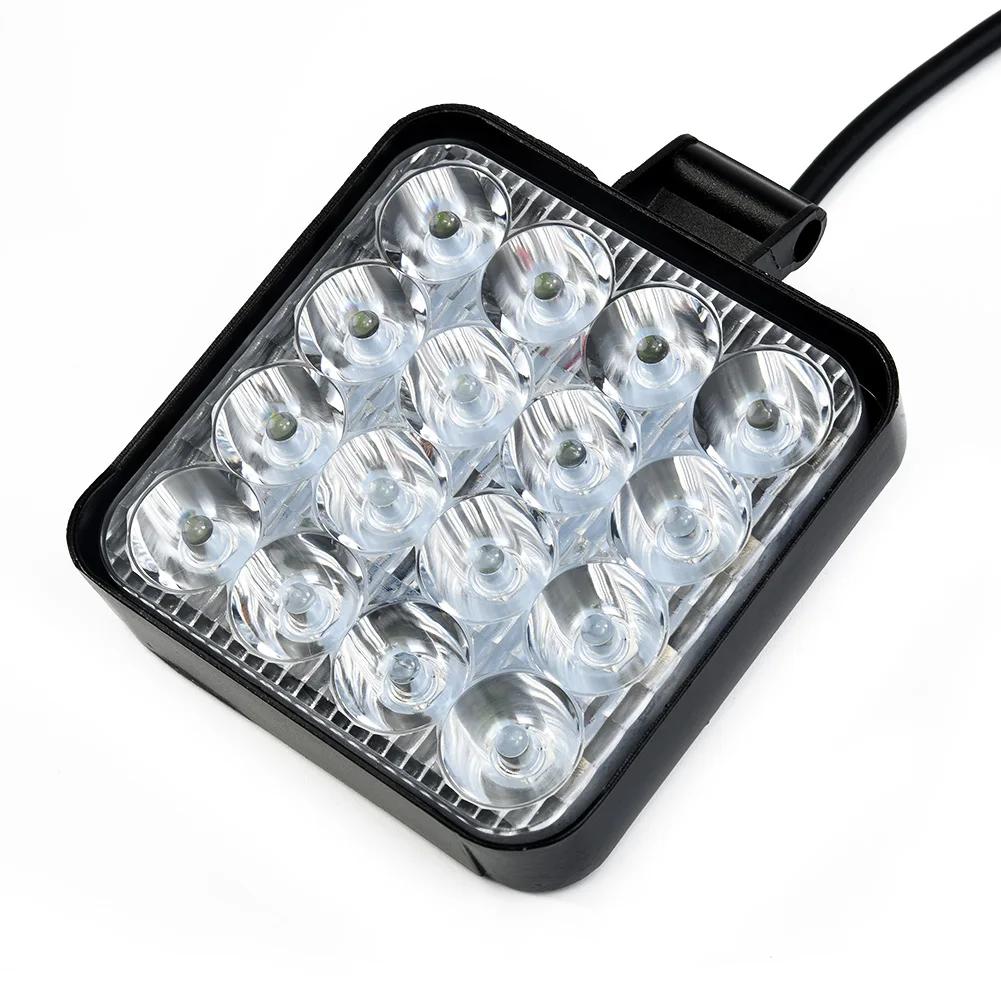 12V 24V LED Light Bar 48W 6000K Mini LED Work Light Off Road Spotlight For Jeep Truck Waterproof Car SUV ATV LED Headlights