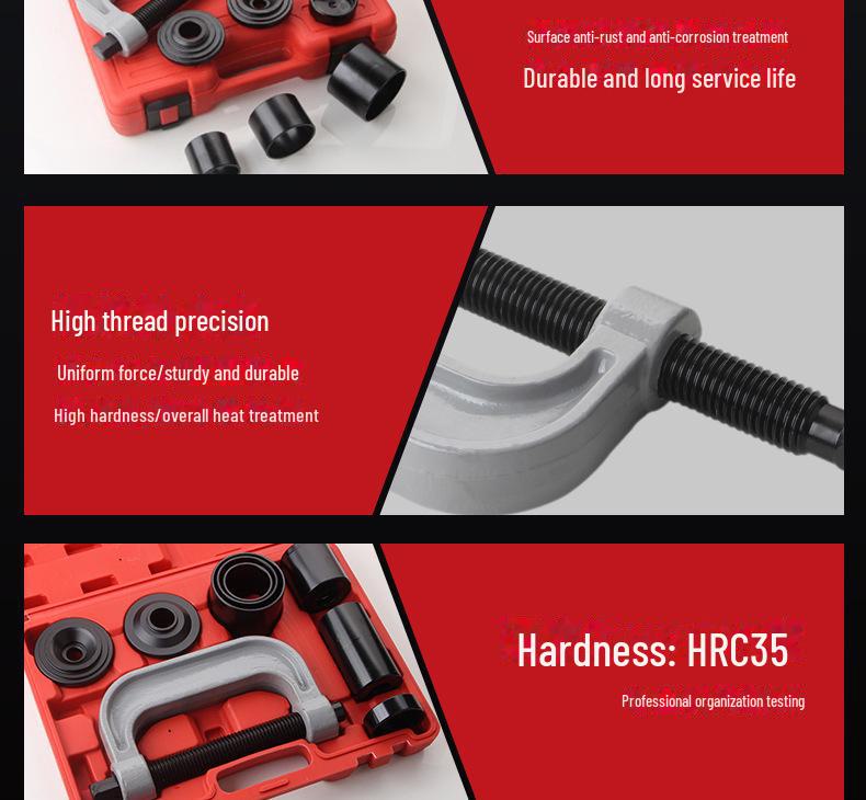 10-Piece 4-in-1 Ball Head Extractor & Puller Tool Set