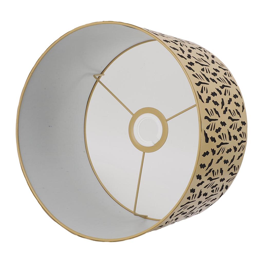 E27 E14 Metal Lamp Shade Metal   Lampshade Art Carved Hollow Lampshade with Shading Lining 25cm Water Grass Leaves