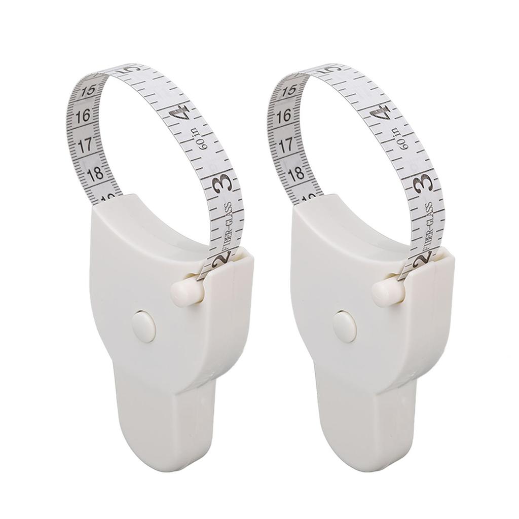 2 Pack Body Measuring Tape 60inch Push Button Retract Lock Pin Automatic Telescopic Measure Tape