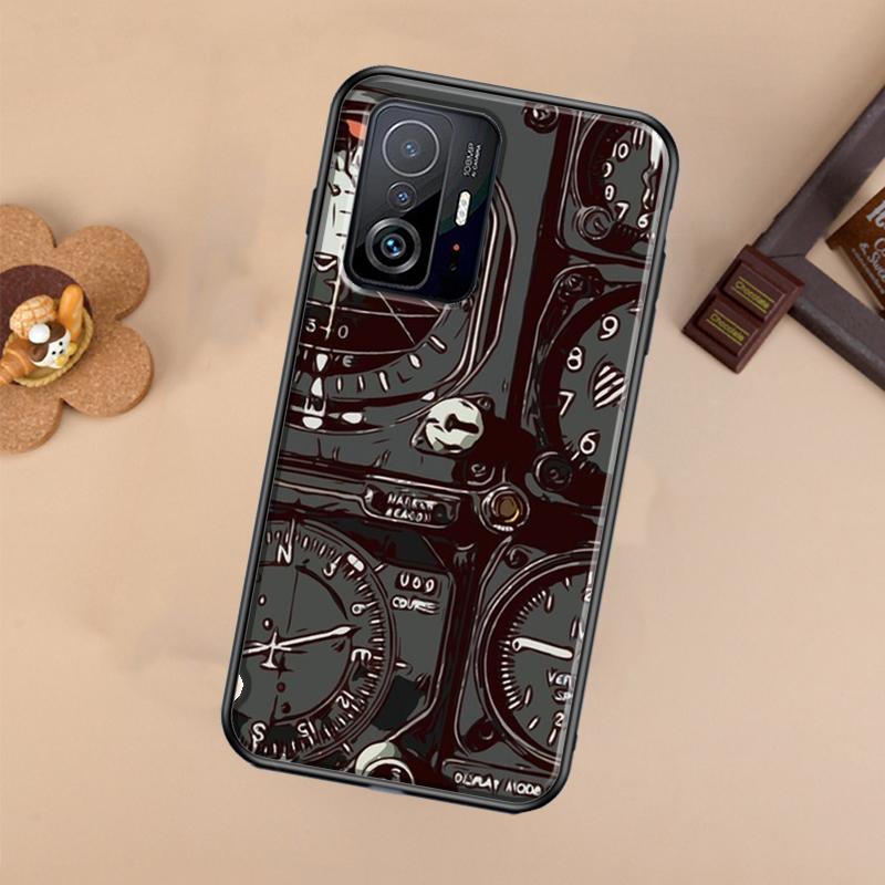 Flight Instruments Case For Xiaomi 14T 11T 12T 13T Pro 13 14 Ultra POCO X7 Pro X3 X5 F3 F5 F6 M6 X6 Pro Cover