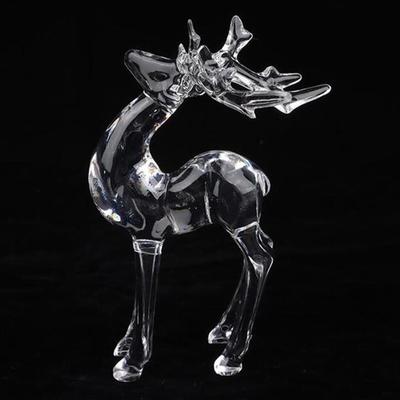 Akrylhjortfigur för skrivbordsdisplay och juldekoration