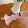 Winter Lengthen Wrist Gloves Adult Trumpet Edge Arm Warmer for Outdoor Cycling