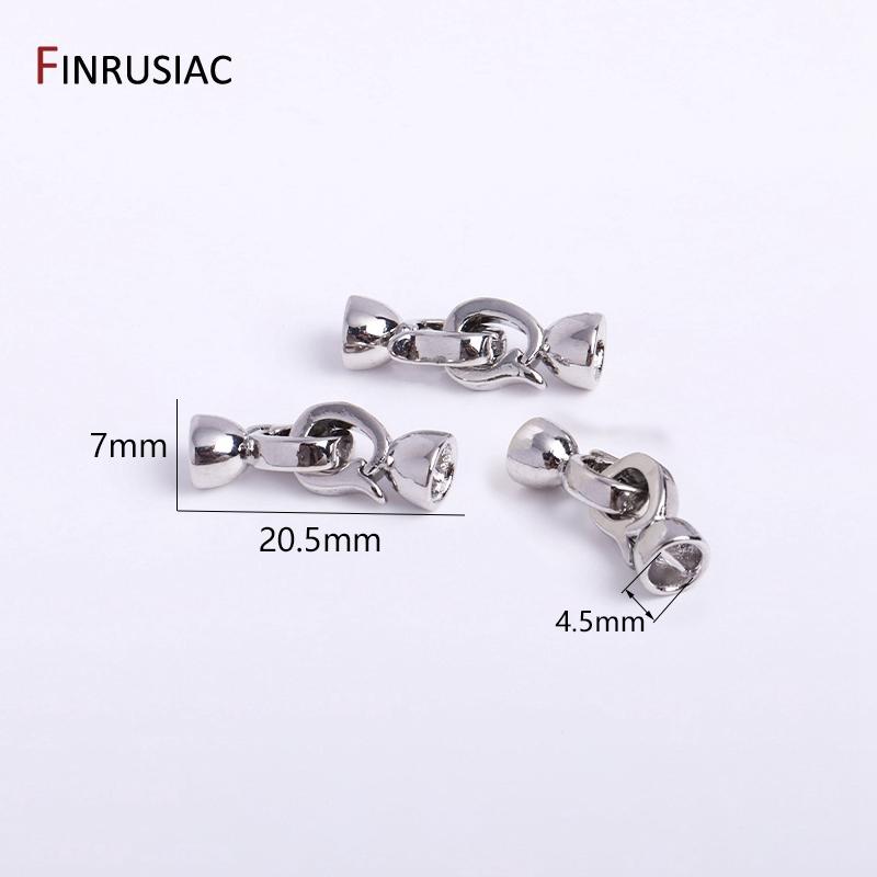 

18K Gold Plated Brass Pearl Clasps For Jewelry Making Supplies, Bracelet Nacklace Connectors Jewelry Accessories Wholesale 1 piece