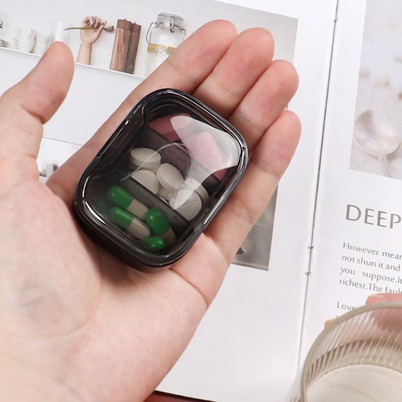 Seyahat Taşınabilir Mini İlaç Hap Kutuları İlaç Kapları Hap Dağıtıcı Hap Saklama Kutusu Tablet Hap Kutusu Kılıf Kap Kap Kutu Düzenleme
