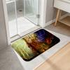 Elden Flannel Kitchen Mat Christmas Soft Area Rug Non Slip Floor Carpet Home Decoration