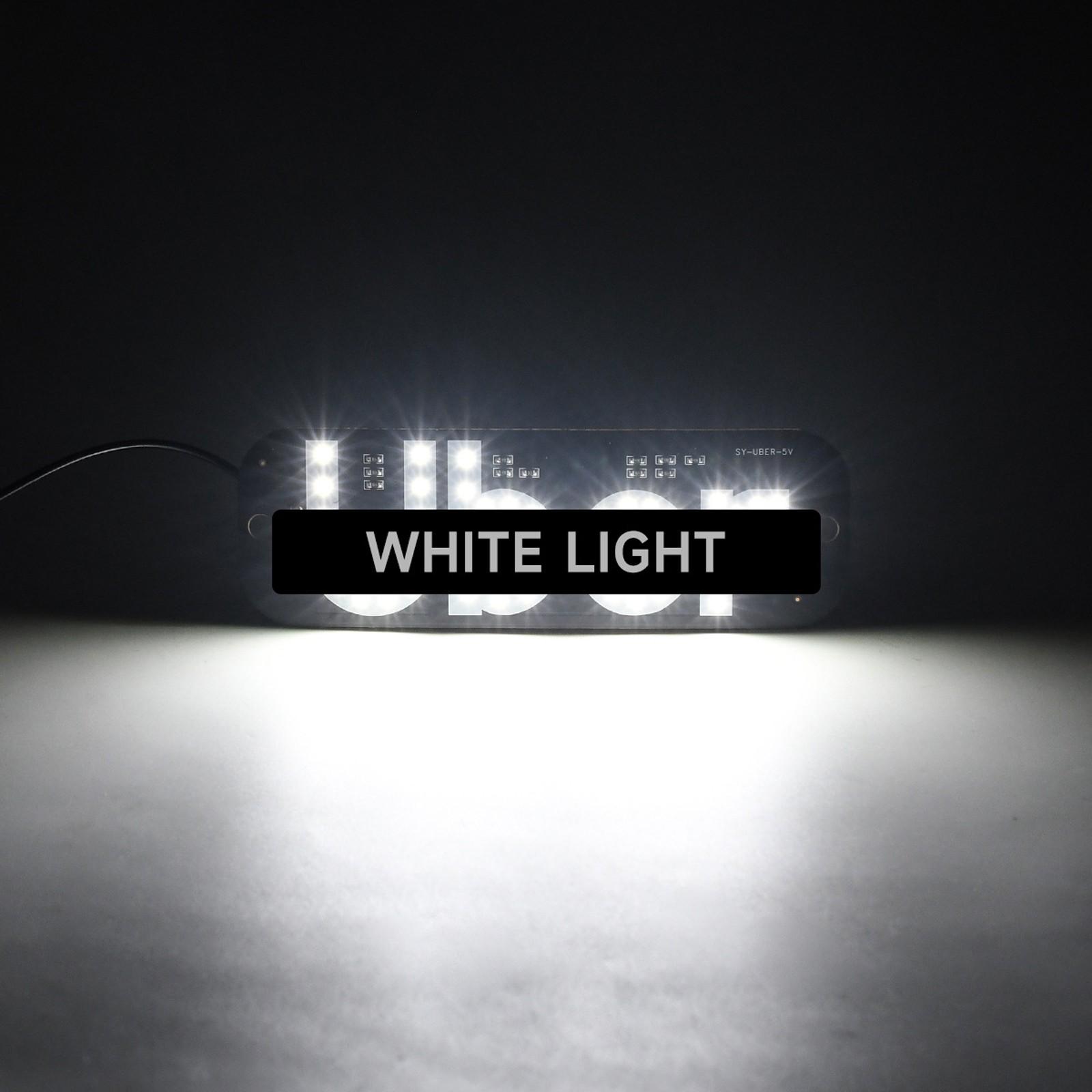 

Индикатор такси, пустой автомобильный свет, U~ber такси свет, автомобильный светодиодный фонарь такси Usb One Size белый