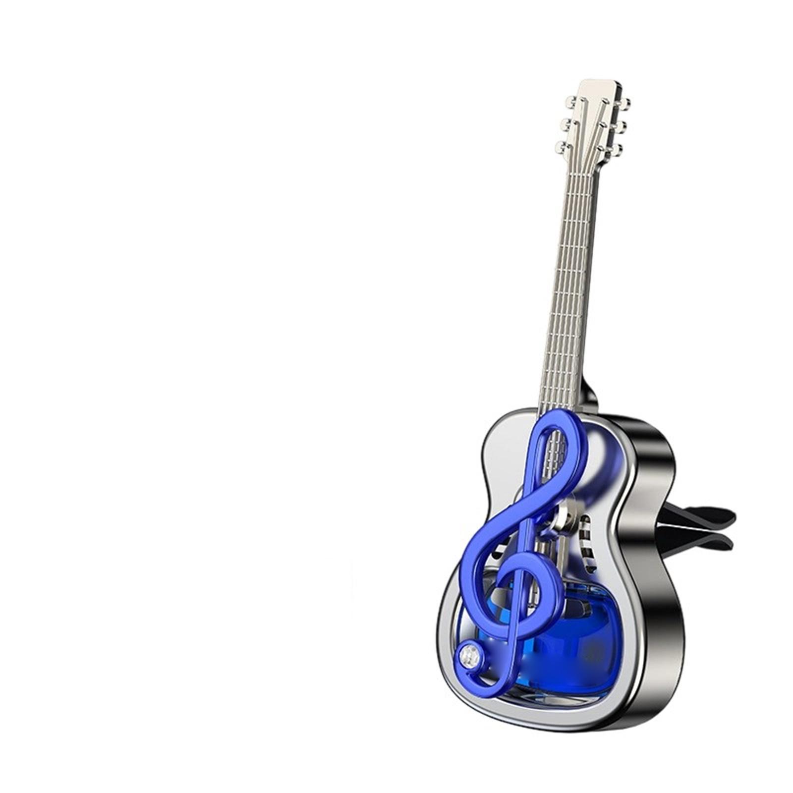 

Автомобильный аромаклип в форме гитары, освежитель воздуха с креплением на вентиляционную решетку, диффузор ароматов, парфюм, диспенсер для аромадиффузора, 40 мл One Size