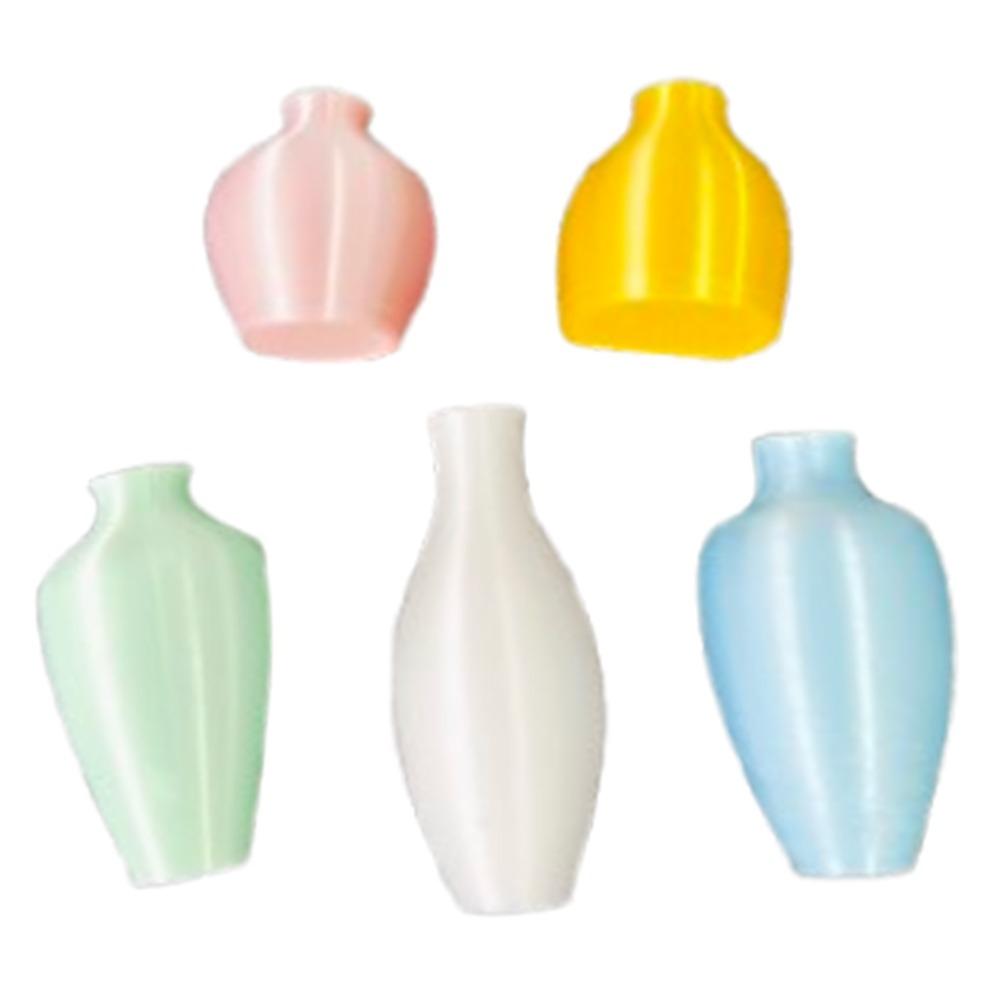 5 stk DIY Mini Vase Magneter for Kjøleskap Moderne Kjøleskapsmagneter Vase Kjøleskapsdekorasjon