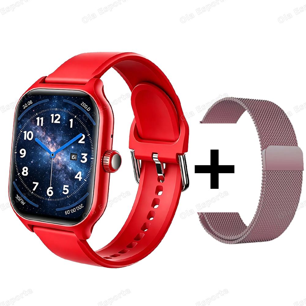 Sports Smart Watch 1.85" HD Full Touch Screen Fitness Watches Tracker Electronics Bluetooth Call Smartwatch Men Women Gift