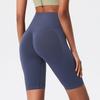 High Waist Peach Hip Fitness Shorts Women's Half Length Cycling Pants 2024 New Arrival Hip Lifting Sports Pants Running Quick-Drying Yoga