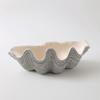 Clam Shell Tray Nautical Decor Striped for Sideboard, Home Decorators
