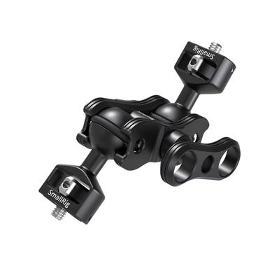 SMALLRIG Magic Arm with 1/4" Screw Ball Head, Multi-Function Double Ball Adapter, Adjustable, 1.5kg Load Capacity - 2070B