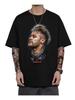 Neymar Fußball Sport Baumwolle Kurzarm T-Shirt Beide Geschlechter Modetrend 3D-gedrucktes Sportoberteil Neymar Fan Kurzarm-Oberteil