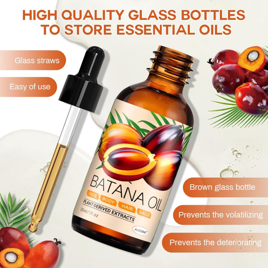7 Arten Duftender Ätherischer Öle(30ml), Gesichtsöl, Akne, Haare, Enthält Argan, Rose, Lavendel, Batana, Kokosnuss, Weihrauch, Sandelholz