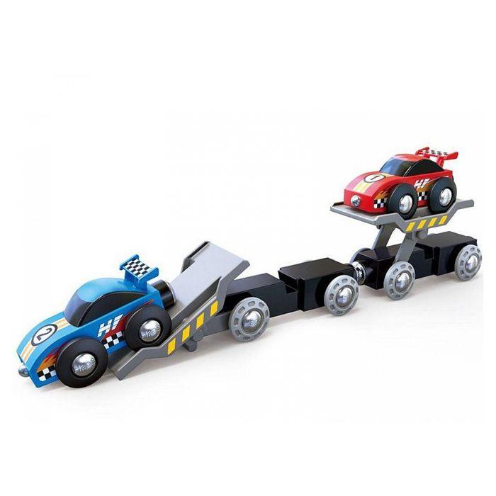 Train transport de voitures - HAPE - Train transport de voitures - Multicolore - Enfant - 3 ans