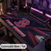 Large Mouse PadBoston Red Sox Custom Name Text Personalized Desk Mat Non Slip Gaming Pad