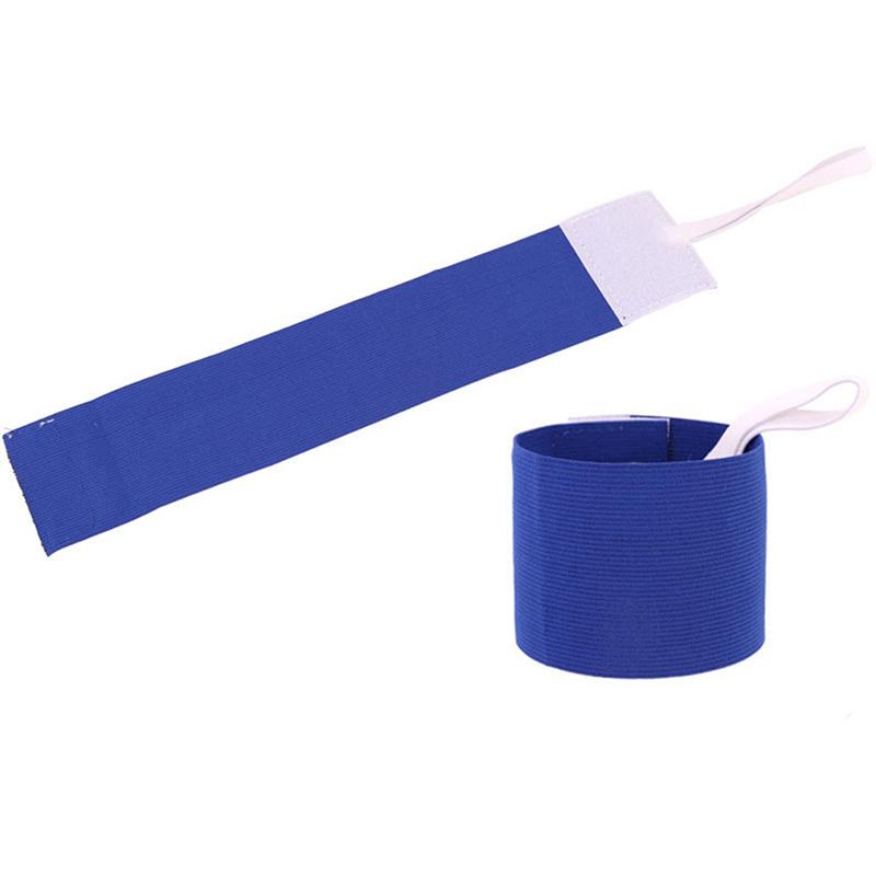 Football Arm Band New Group Armband Football Soccer Solid Color Blank Elastic with Nylon hook and loop Sleeve Badge High Quality