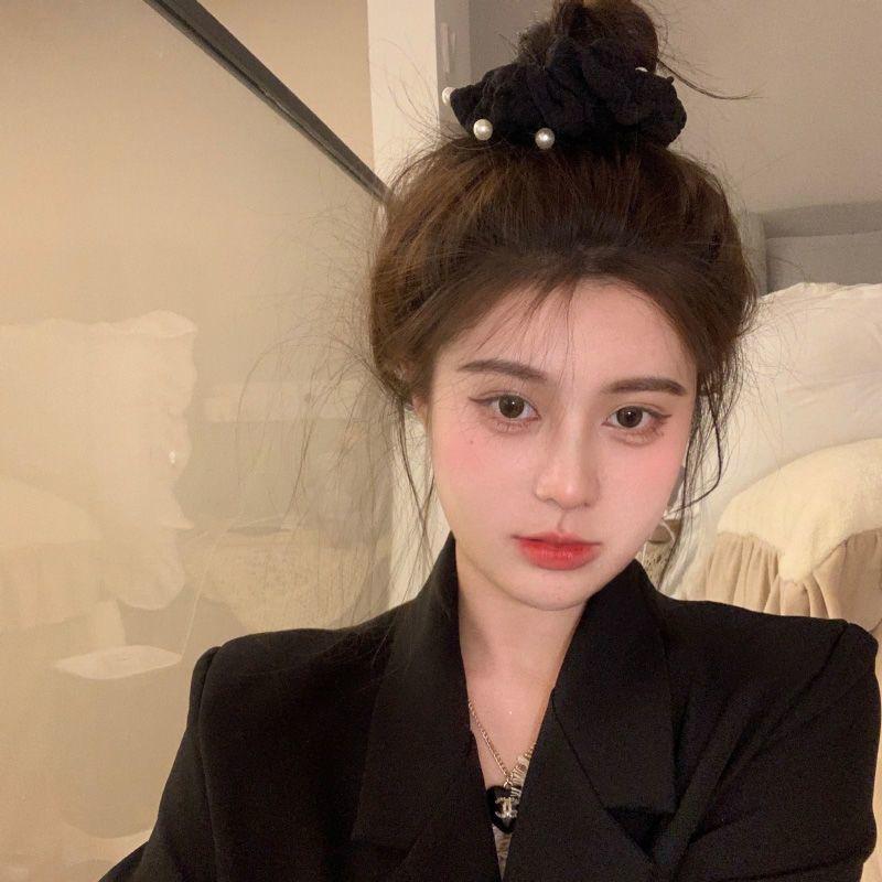 Women's Fresh Intestine Hair Tie: Gentle, Versatile, Sweet & Cute for Damage-free, Stylish Buns this Summer