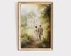 Pride and Prejudice Wall Art Print Canvas Oil Painting Elizabeth Bennet and Mr Darcy Cottagecore Posters Home Decor