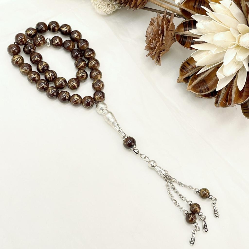 Elegant Beaded Bracelet Rosary Bracelets Unique Beads Bracelet Prayer Beads Wristband Glaze Material for Woman Girls