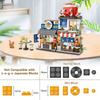 TOYLINX Japanese Street View Izakaya Building Block Model Toy - MOC Creative Architecture Set, Kids' DIY Building Blocks
