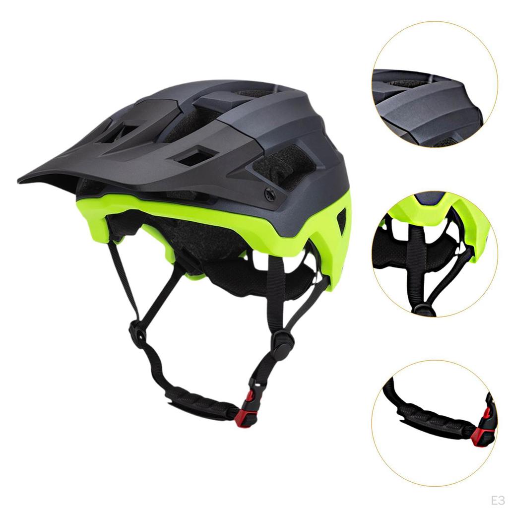 Vuxen cykelhjälm cyklist Passar 55cm-61cm Justerbar storlek Utomhus Män Dam Biker Mountain