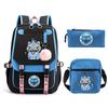 Animation Cartoon Printing High-Value Student School Bag Children'S Shoulder Backpack Pencil Bag Three-Piece Set