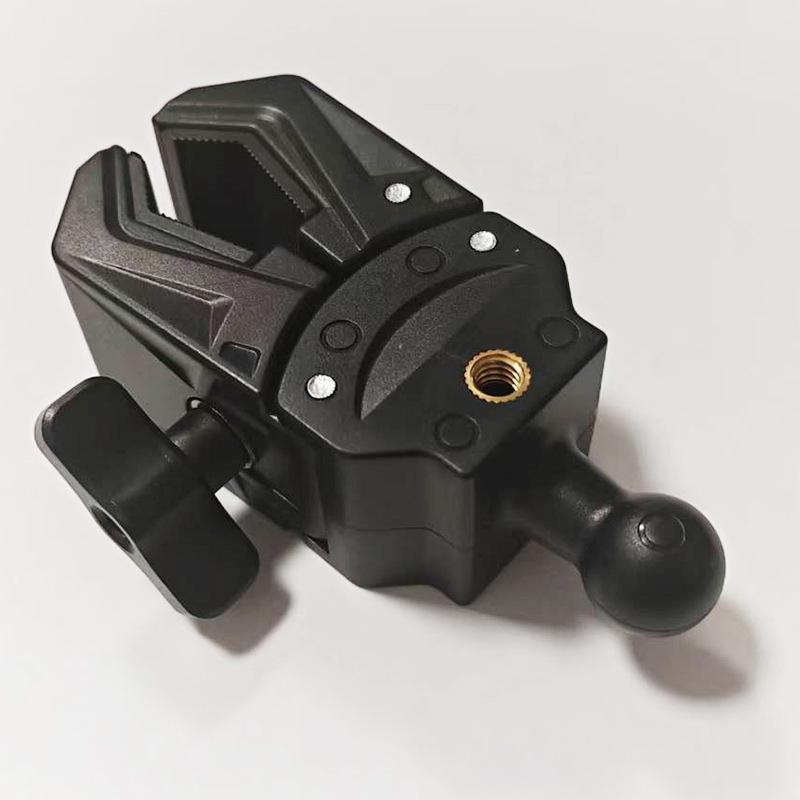 1Pcs Photography Equipment Accessories Adjustable Mounting Clamp With 1/4Inch Screw Hole 15-45Mm Adjustable Jaw