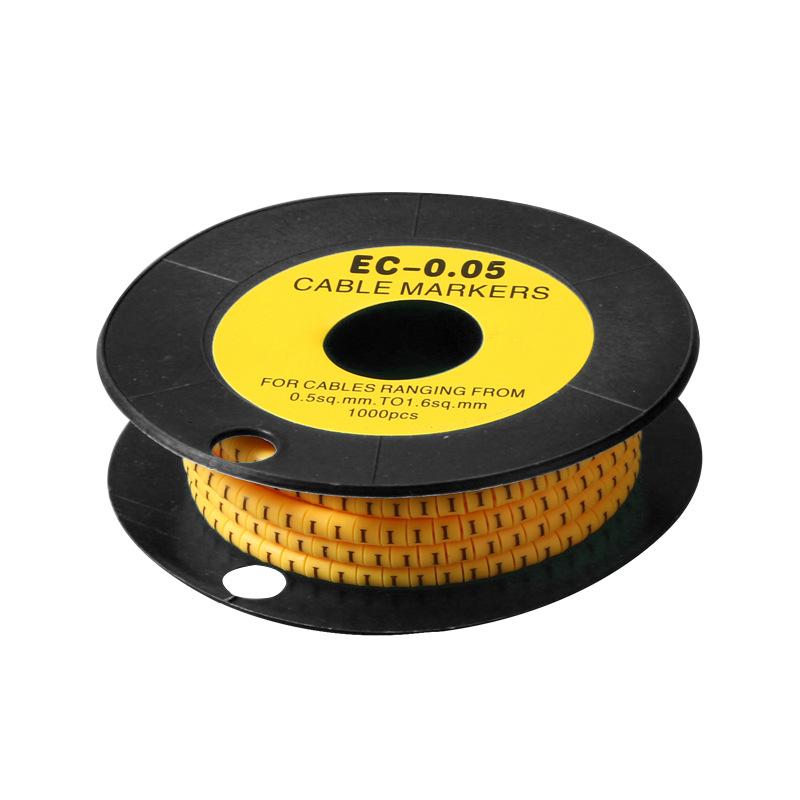 EC Digital Number Tube Wire Marker for Cable Identification