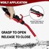 Gas Transfer Pump Battery Powered - Fuel Transfer Pump With Nozzle - Battery Operated Gas Pump With 3 FT Long Hose 2.2 GPM Transfer Pump For Water