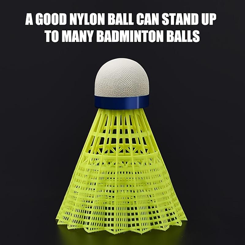 Durable Nylon Badminton Shuttlecocks Lightweight Easy-to-Track Balls for Enhanced Gameplay Outdoor Training Sports Equipment Kit
