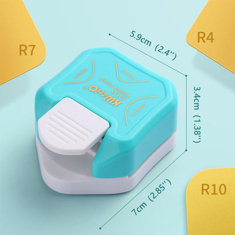 3 In 1 Corner Rounder Punch Paper Round Corner Trimmer Cutter For Card Photo
