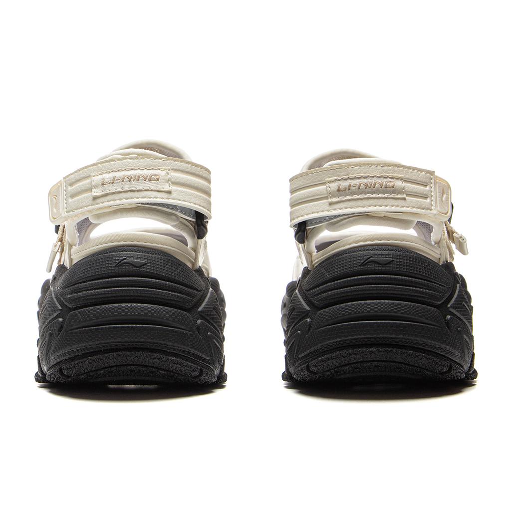 New LiNing Red Sugar 2 Slip Resistant, Abrasion Resistant, Breathable Low Top Casual Shoes Women's Ecru AGUV022-3