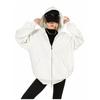 Unisex 420G Heavyweight Gray Hooded Cardigan: Trendy, Versatile Spring/Autumn Jacket for Couples