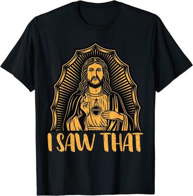 Zabawna koszulka unisex, Jezus Chrystus, widziałem tę koszulkę premium