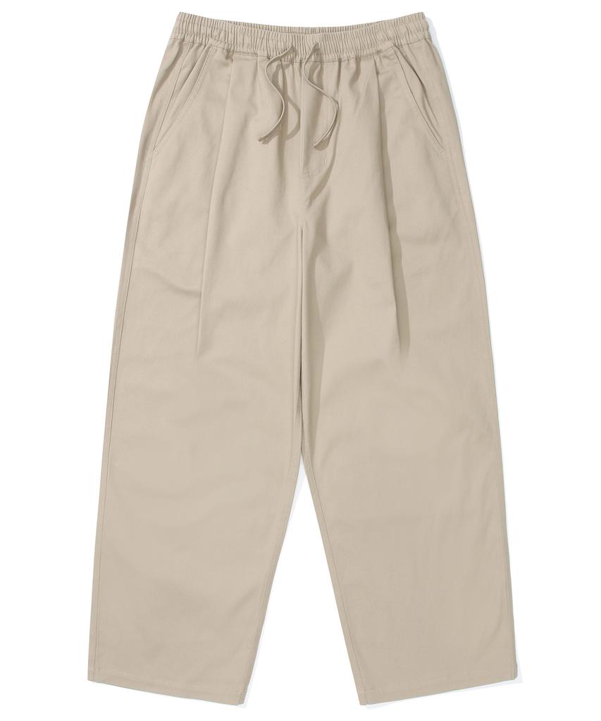 COLUMBIA UNIVERSITY M-Label Loose-Fit Pintuck Pants Heritage Beige