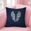 Band CColdplay Moon Music  Maple Design Cushion Cover Happy Autumn Harvest decor Holiday Decorati Pillow Cover