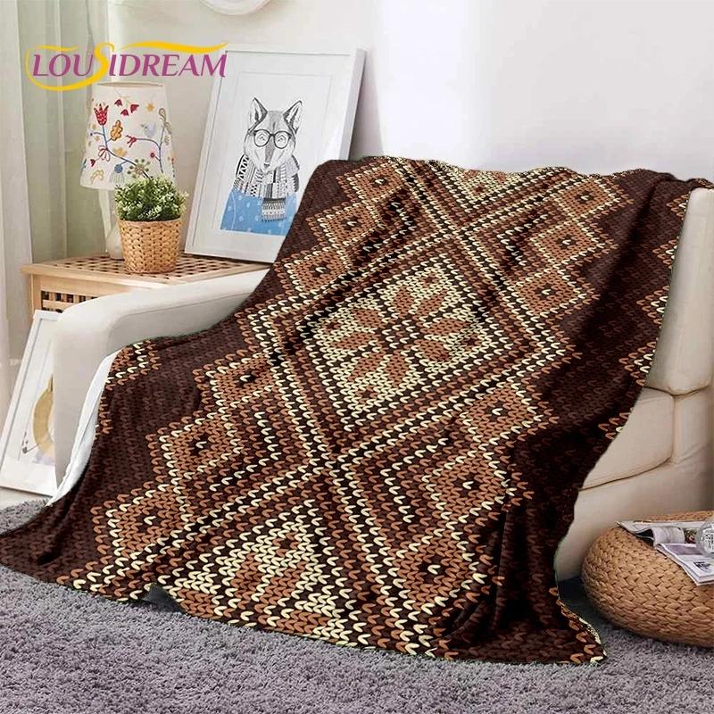 3D Neueste Nordisch Türkisch Böhmisch Keltisch Weiche Flanelldecken, Überwurfdecke Bequeme Decke für Picknick Betten Sofa Zuhause Schlafzimmer