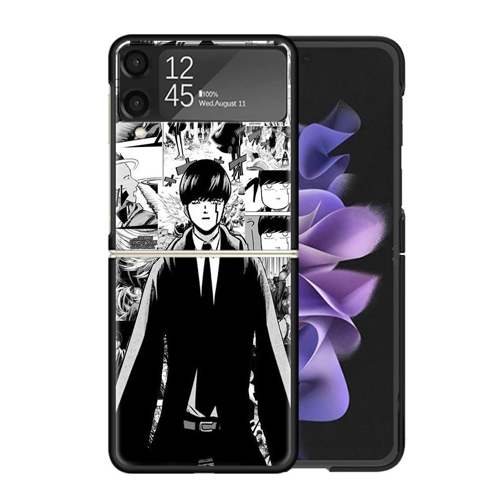 Mashle Magic And Muscles Clear Phone Case For Samsung Z Flip 7 6 5 4 3 Galaxy ZFlip7 ZFlip6 ZFlip5 ZFlip4 ZFlip3 5G Print Cover